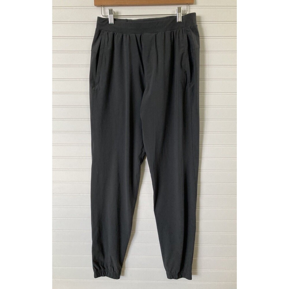 Lululemon Men’s Surge Pants Joggers MEDIUM Gray Zip Ankle Stretch Waist